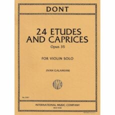 Dont -- 24 Etudes and Caprices, Op. 35 for Violin