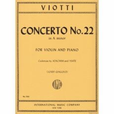 Viotti -- Concerto No. 22 in A Minor for Violin and Piano