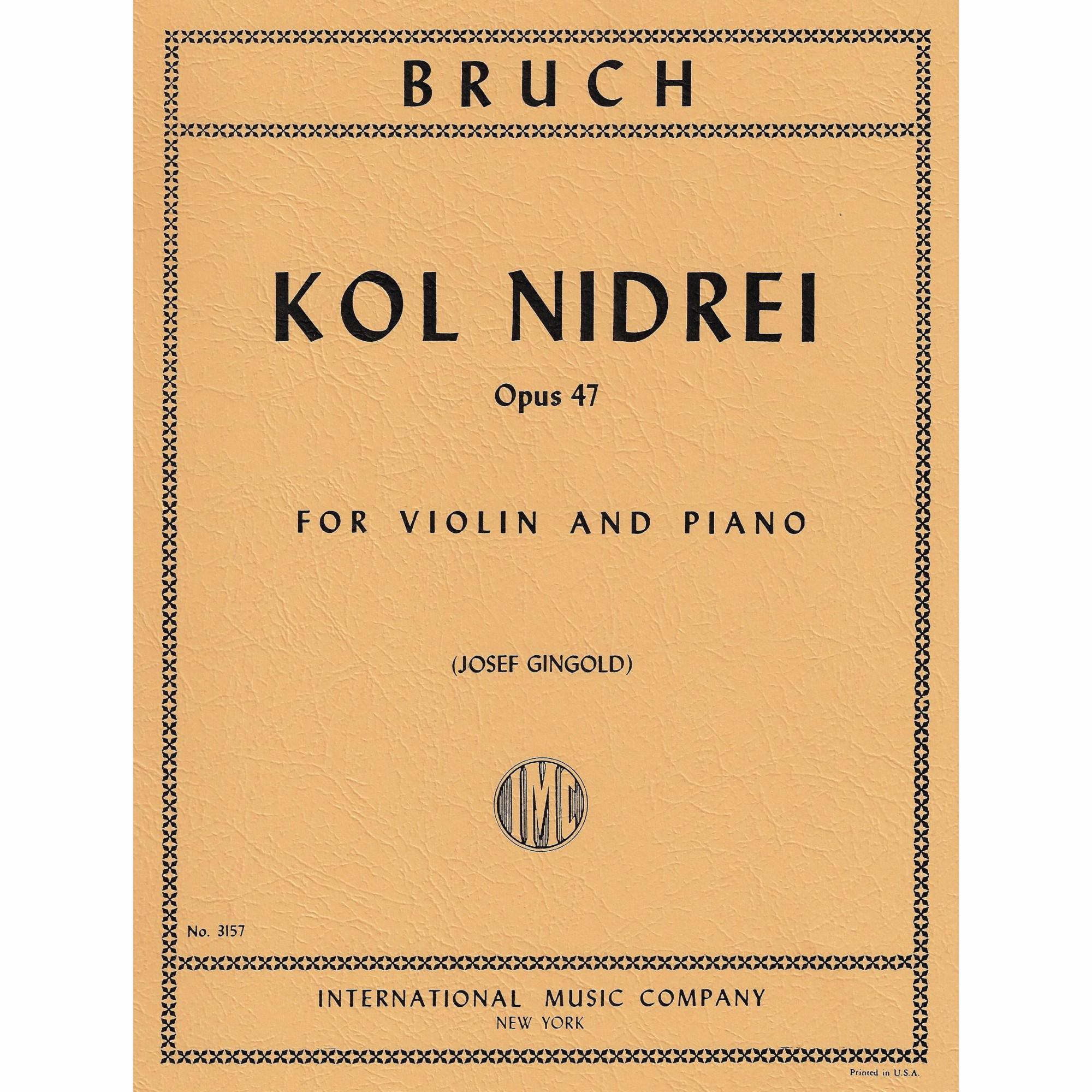 Bruch - Kol Nidre, Op. 47 for Violin and Piano - Southwest Strings