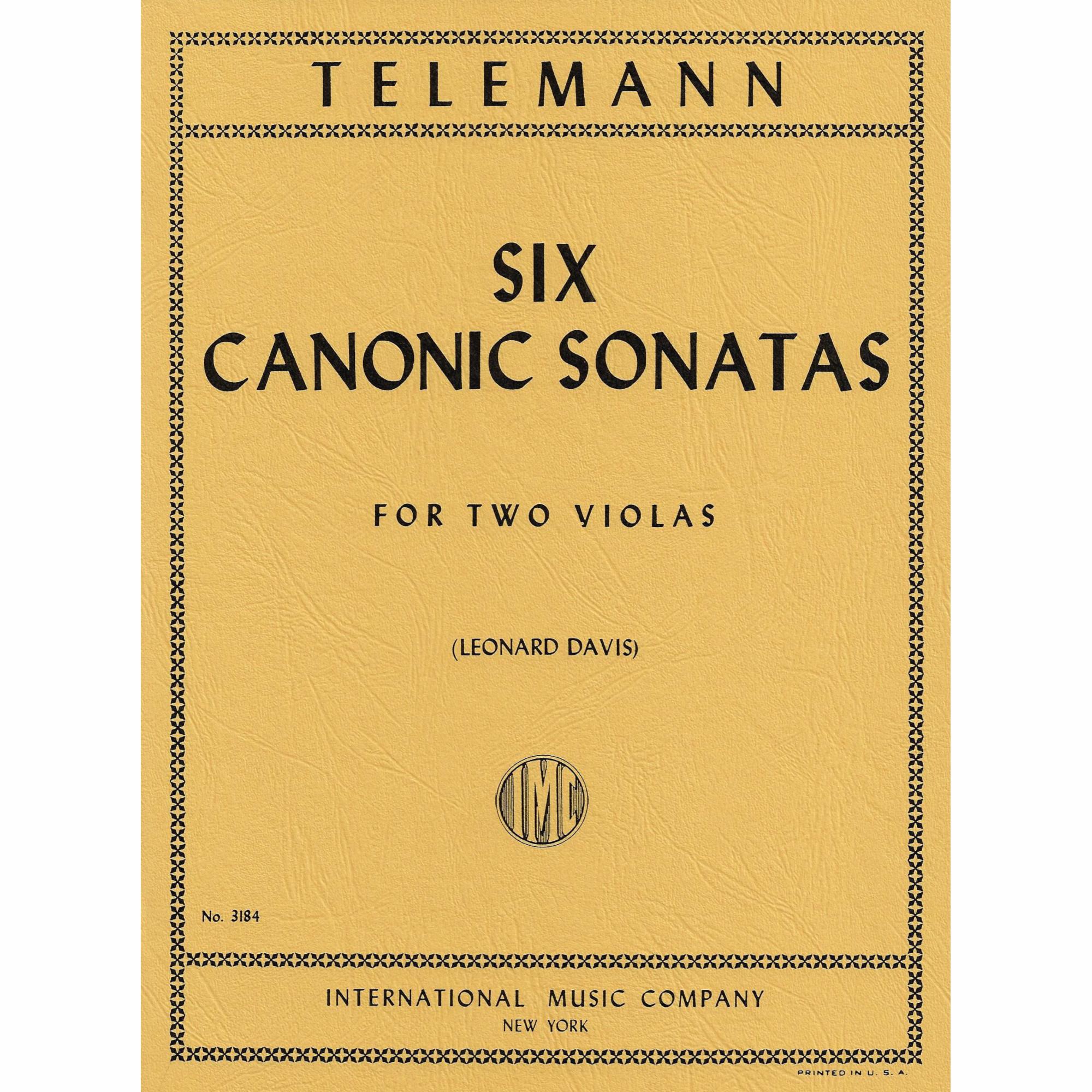 Telemann - Six Canonic Sonatas for Two Violas - Southwest Strings