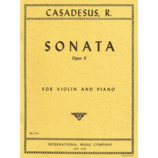 Casadesus -- Sonata, Op. 9 for Violin and Piano