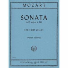 Mozart -- Sonata in D Major, K. 381 for Four Cellos