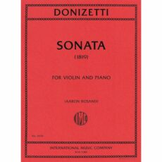 Donizetti -- Sonata for Violin and Piano