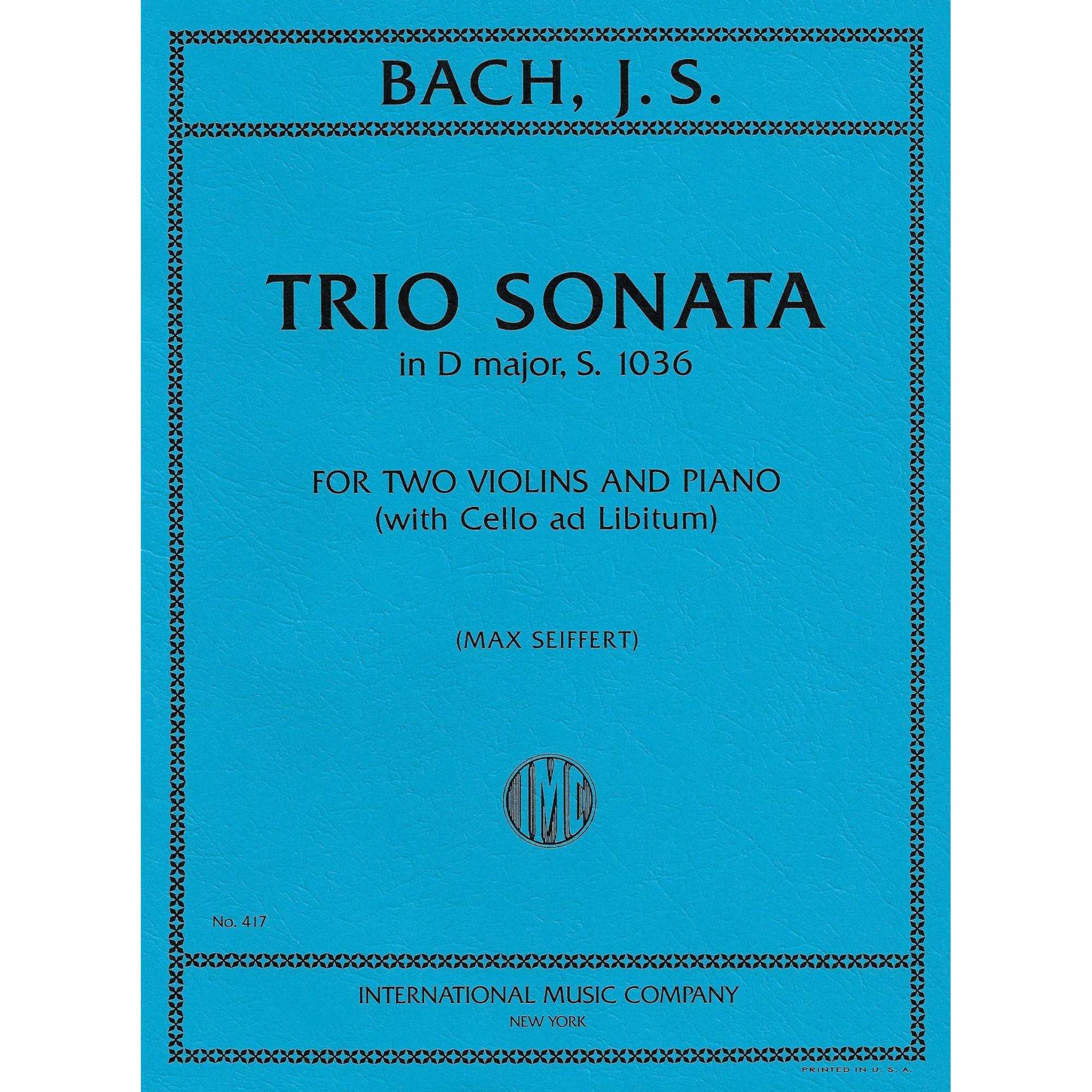 Bach - Trio Sonata in D Major, S. 1036 for Two Violins and Piano