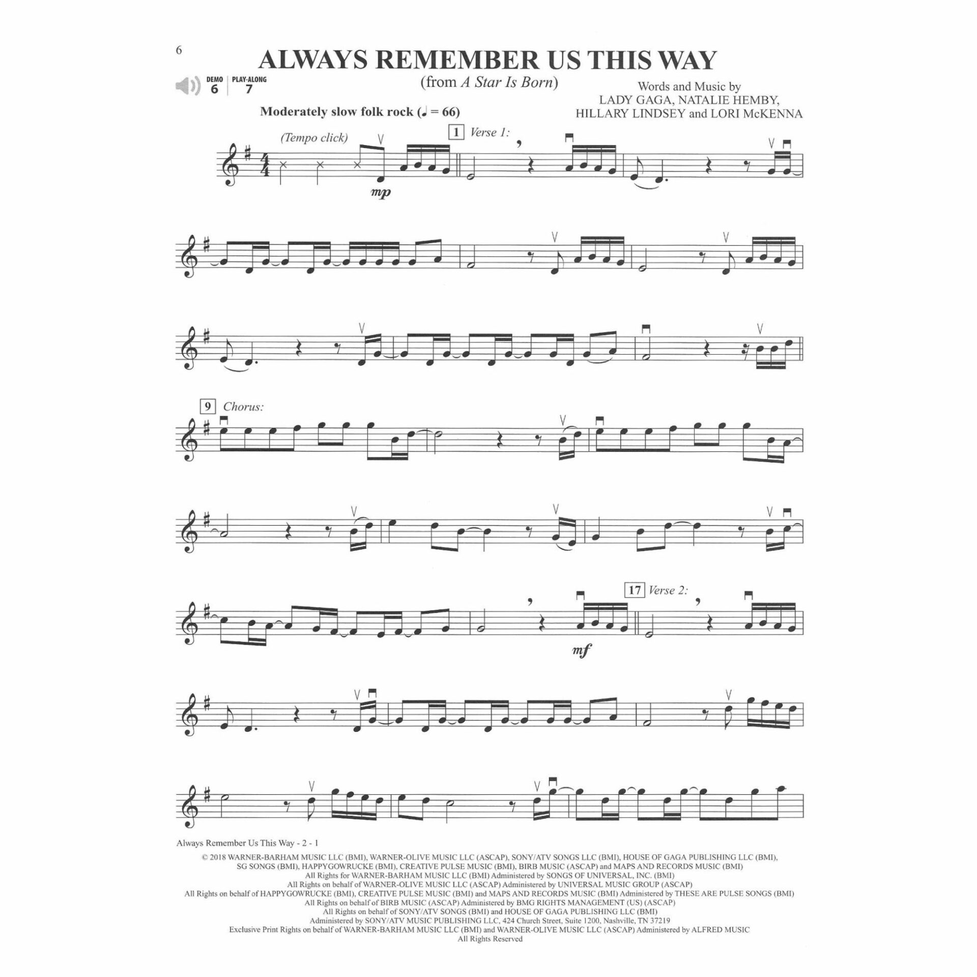 Sample: Violin (Pg. 6)