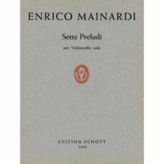 Mainardi -- Seven Preludes for Solo Cello