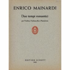 Mainardi -- Due tempi romantici for Piano Trio
