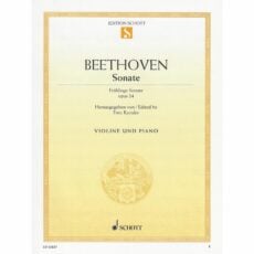 Beethoven -- Sonata, Op. 24 (Spring Sonata) for Violin and Piano