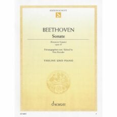 Beethoven -- Sonata, Op. 47 (Kreutzer Sonata) for Violin and Piano