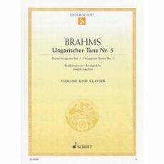 Brahms -- Hungarian Dance No. 5 for Violin and Piano