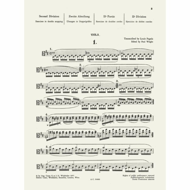 Schradieck - School of Viola Technique, Books 1-3 - Southwest Strings