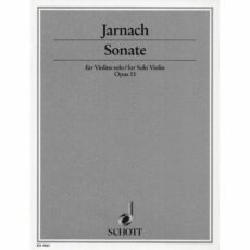 Jarnach -- Sonata, Op. 13 for Solo Violin