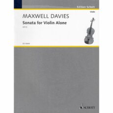 Maxwell Davies -- Sonata for Violin Alone