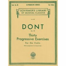 Dont -- Thirty Progressive Exercises, Op. 38 for Two Violins