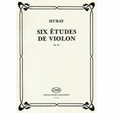 Hubay -- Six Etudes, Op. 63 for Violin