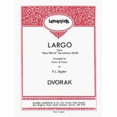 Dvorak -- Largo, from New World Symphony for Violin and Piano