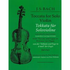 Bach -- Toccata, from BWV 565 for Solo Violin