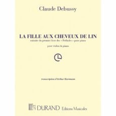 Debussy -- La fille aux cheveux de lin for Violin and Piano