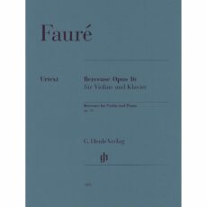 Faure -- Berceuse, Op. 16 for Violin and Piano