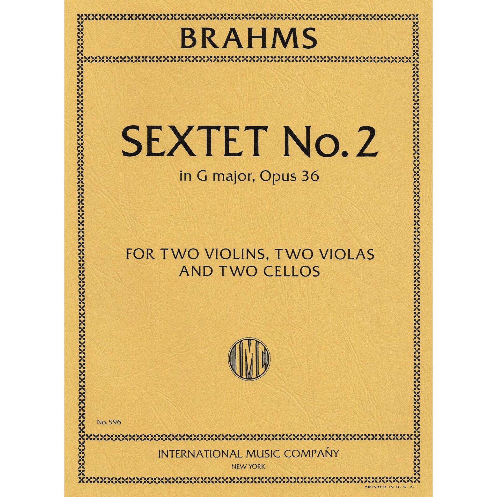 Brahms - String Sextet No. 2 in G Major, Op. 36 - Southwest Strings