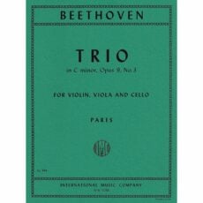 Beethoven -- Trio in C Minor, Op. 9, No. 3 for Violin, Viola, and Cello