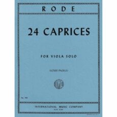 Rode -- 24 Caprices for Viola