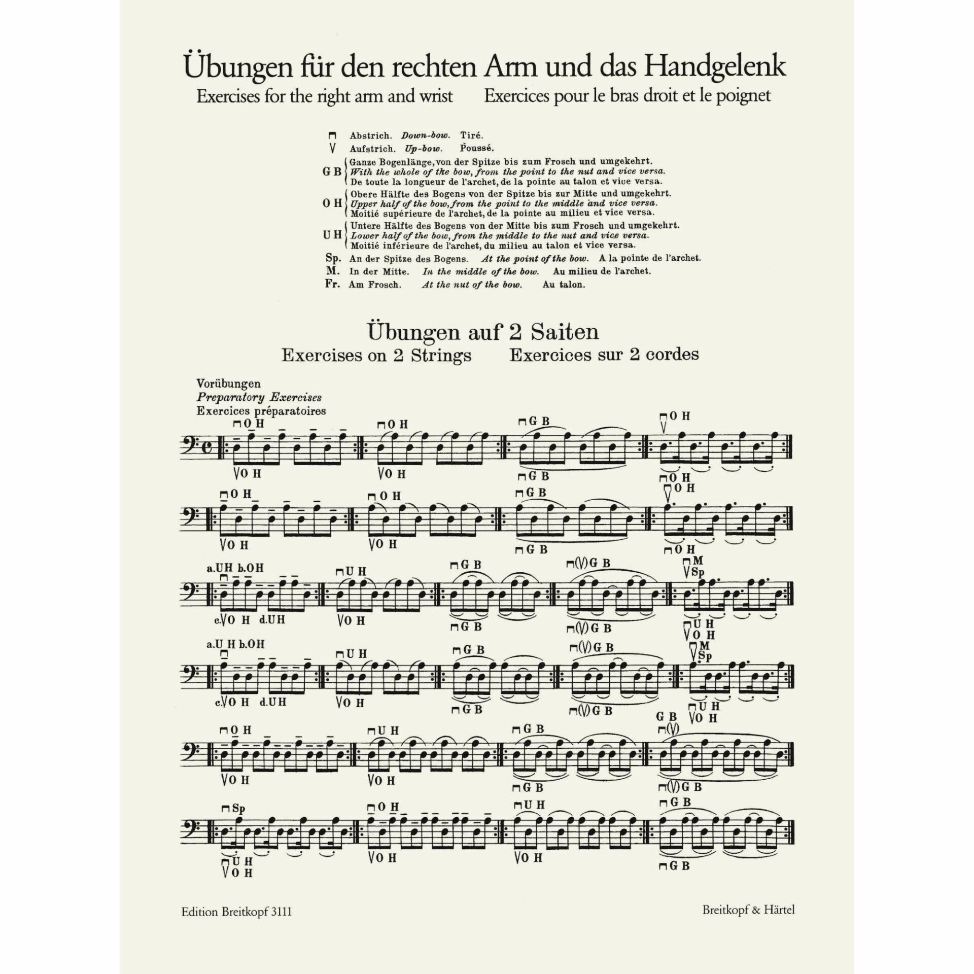 Klengel - Daily Exercises, Vols. I-III for Cello - Southwest Strings