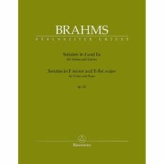 Brahms -- Sonatas in F Minor and E-flat Major, Op. 120 for Violin and Piano