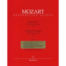 Mozart -- Concerto No. 4 in D Major, K. 218 for Violin and Piano