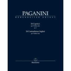 Paganini -- 24 Caprices, Op. 1 and 24 Contradanze Inglesi for Solo Violin