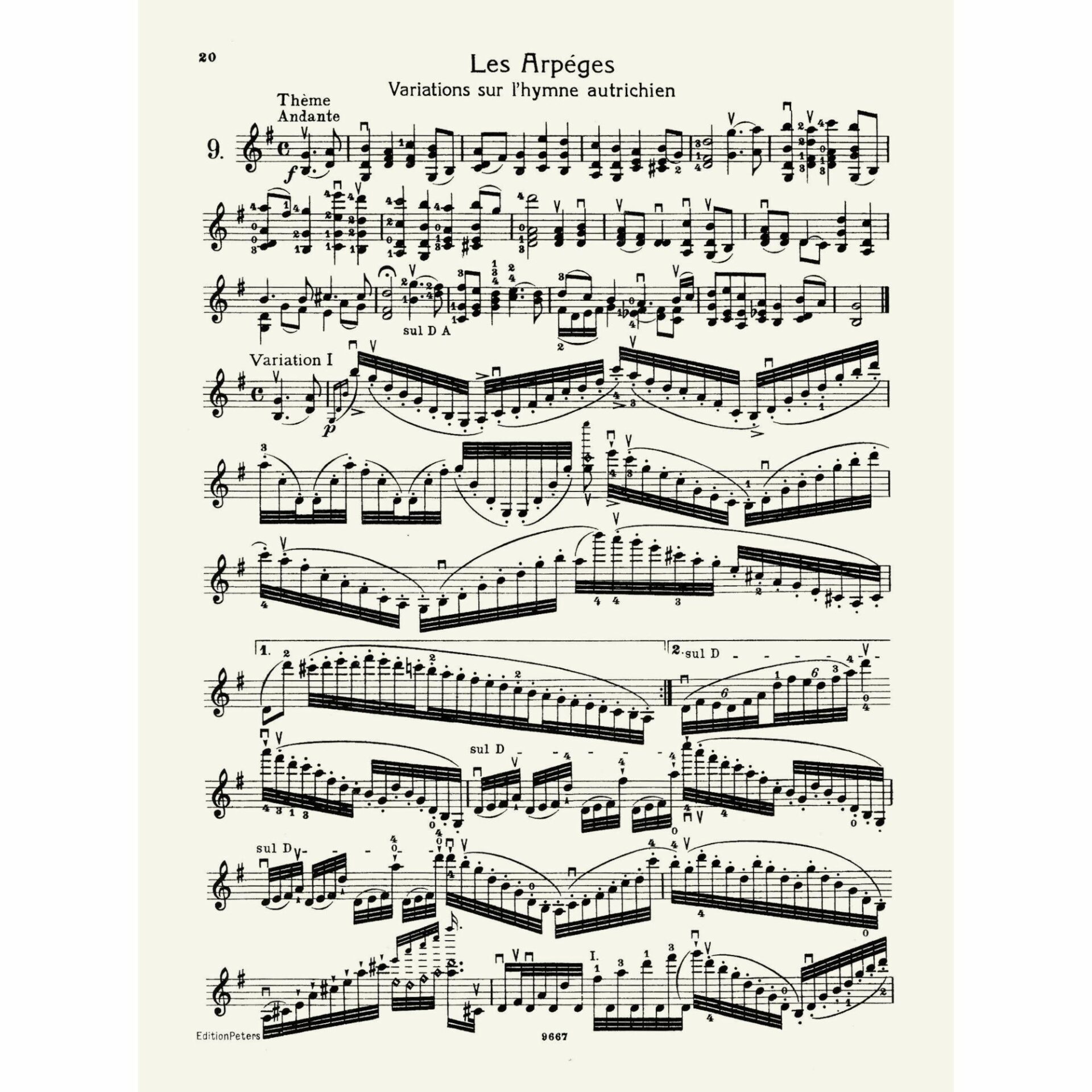 Wieniawski - L'Ecole Moderne, Op. 10 for Violin - Southwest Strings