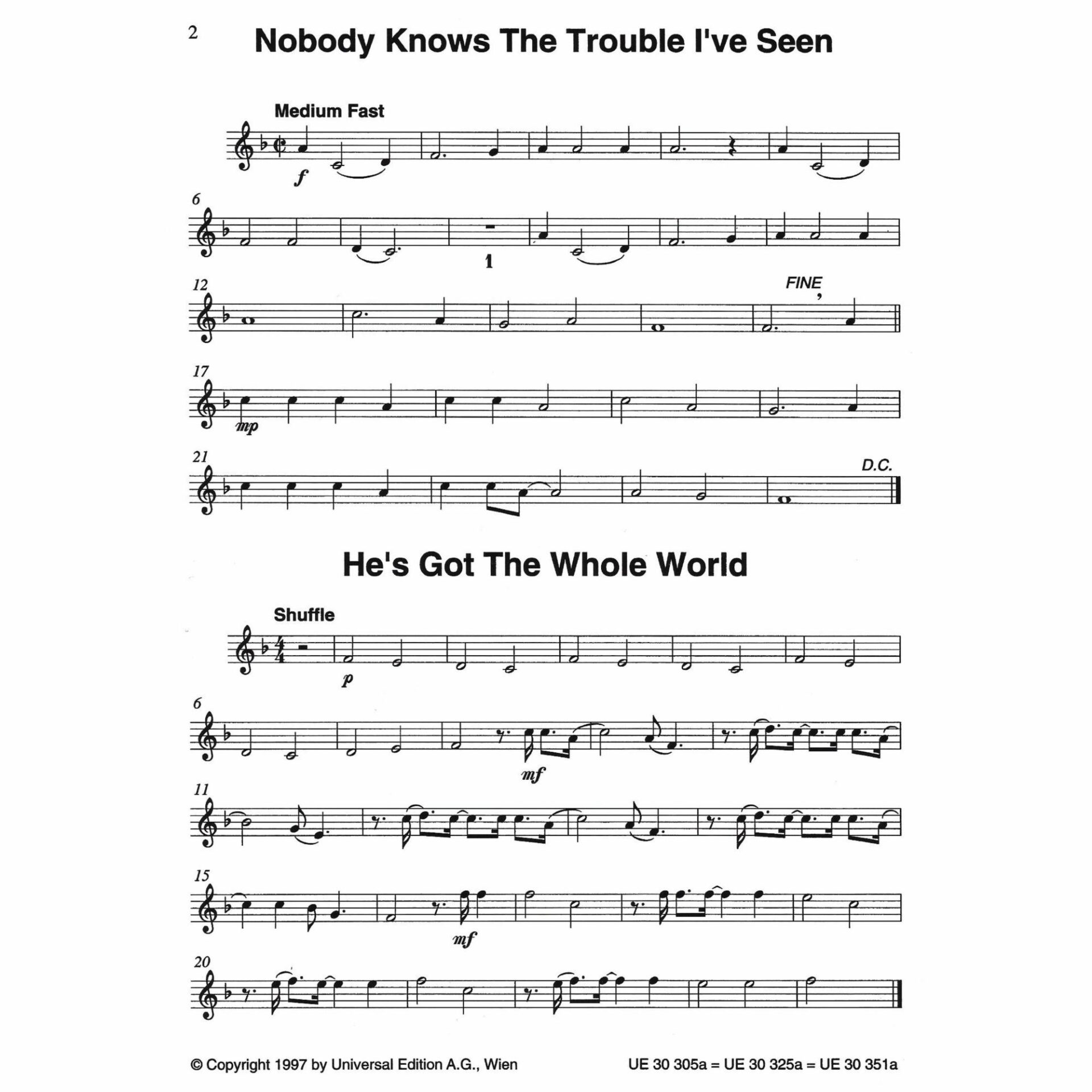 ALBUM NEGRO SPIRITUALS AND GOSPELS - Planète Partitions