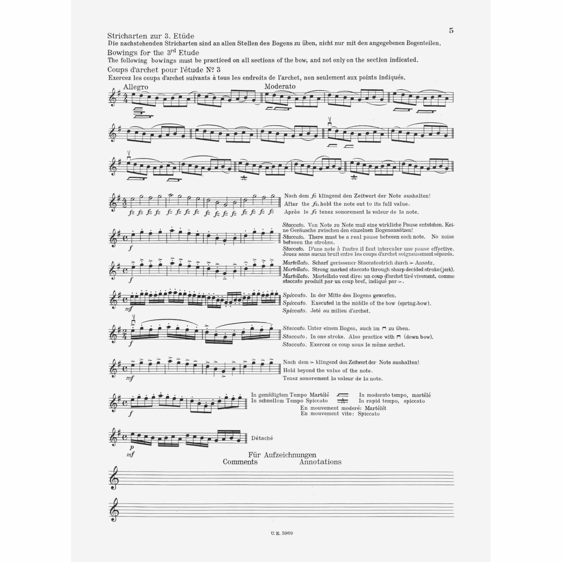 Wohlfahrt - 60 Etudes, Op. 45 for Violin - Southwest Strings