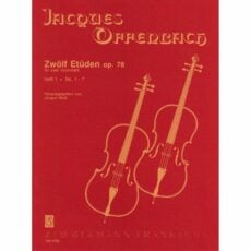 Offenbach -- 12 Etudes, Op. 78, Vols. 1-2 for Two Cellos