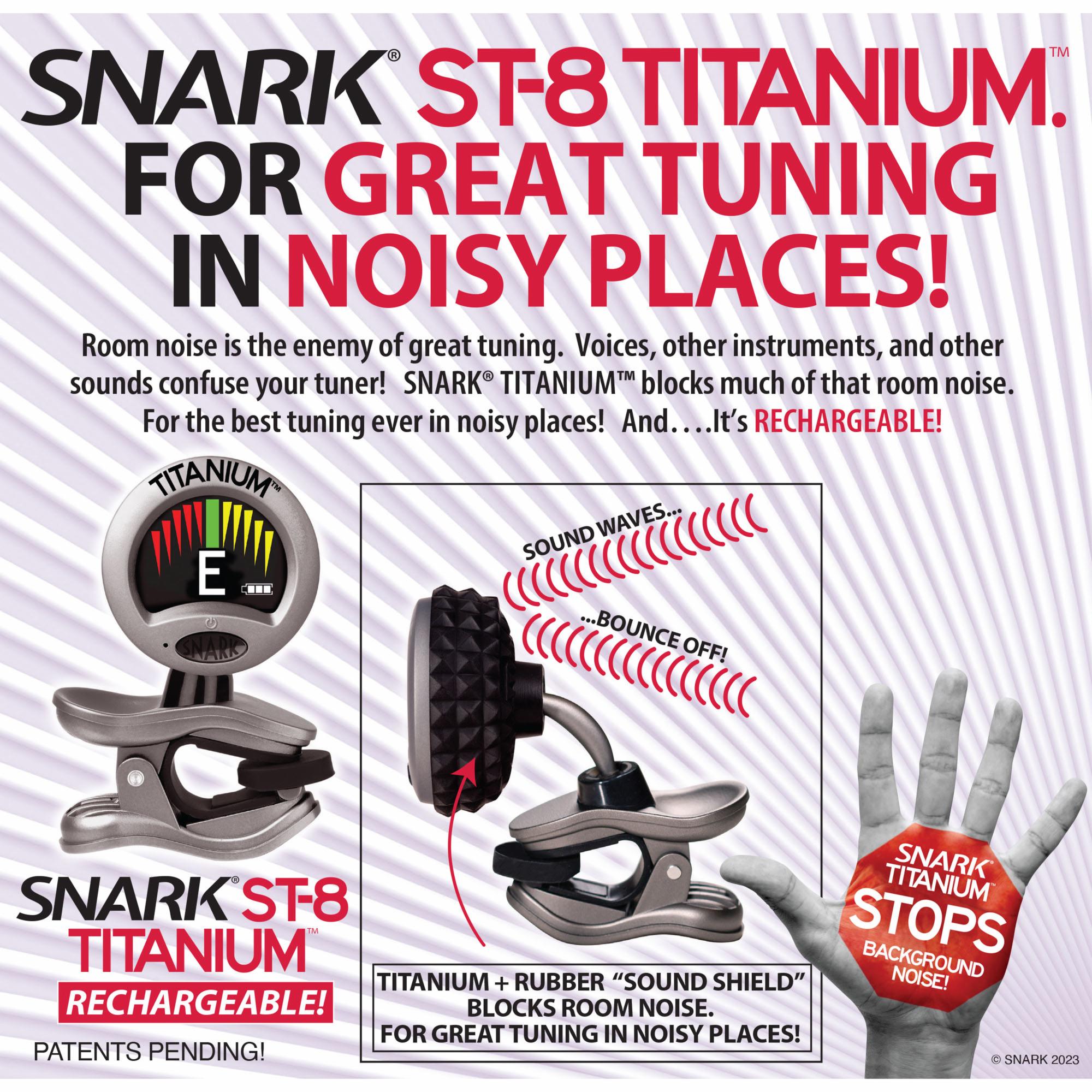 Snark ST-8T Super-Tight Titanium Rechargeable Tuner - Image 2